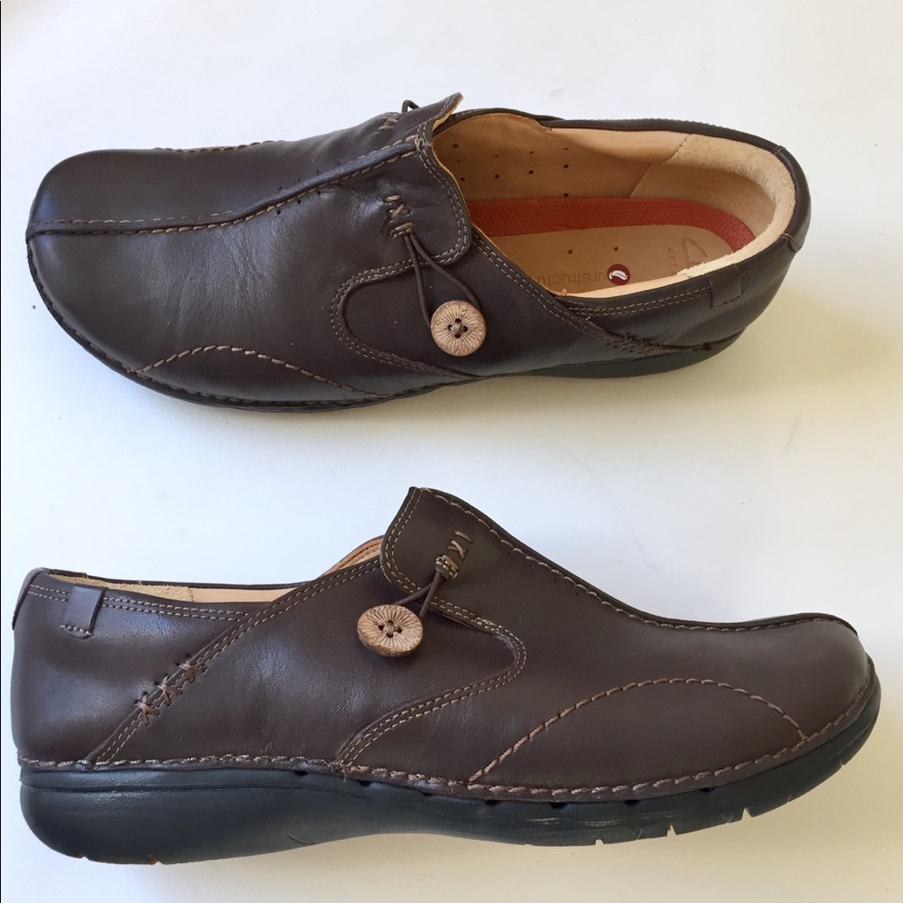 Clarks 10W Unstructured Un.Loop Brown